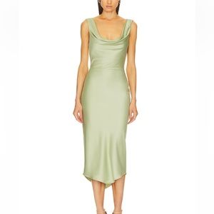 x REVOLVE Kylen Midi Dress in Sage